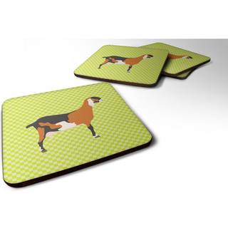 """" Caroline's Treasures Anglo Nubian Goat Green Decorative Coasters 3.5 multicolor """"