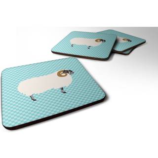 """" Caroline's Treasures Scottish Blackface Sheep Blue Check Dekorative Coasters 3.5 multicolor """"