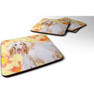 """" Caroline's Treasures Afghan Hound Fall Decorative Coasters multicolor """"