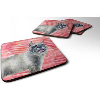 """" Caroline's Treasures Schnauzer Love Decorative Coasters multicolor """"