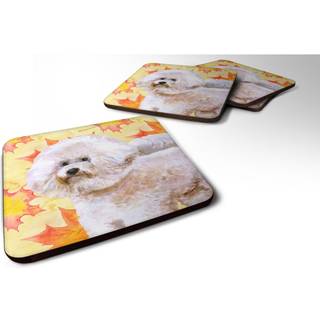 """" Caroline's Treasures Bichon Frize #2 Fall Decorative Coasters multicolor """"