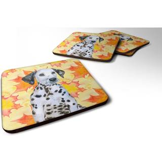 """" Caroline's Treasures Dalmatian Puppy Fall Decorative Coasters multicolor """"