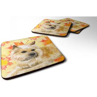 """" Caroline's Treasures Cairn Terrier Fall Decorative Coasters multicolor """"
