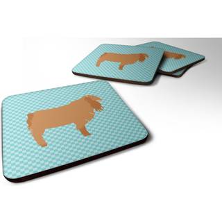 """" Caroline's Treasures American Lamancha Goat Blue Check Dekorative Coasters 3.5 multicolor """"