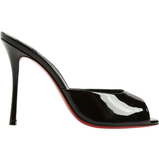 Christian Louboutin Me Dolly 100 patent leather mules - black - EU 35