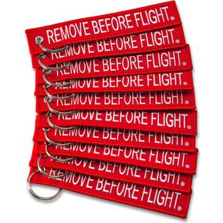 Apex Import 10x Fjern f?r flyvning r?d/hvid n?gle k?de 5.5 """" x 1 """" (10 pakke)