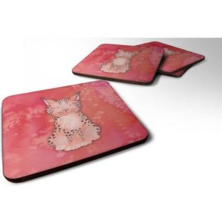 """" Caroline's Treasures Lynx Watercolor Dekorative Coasters 3.5 Multicolor """"