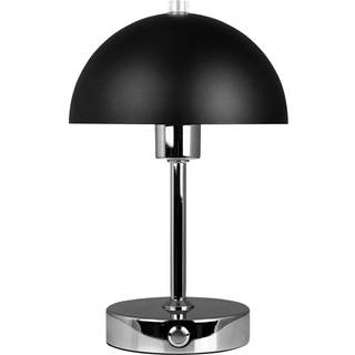 Malmø Genopladelig Bordlampe - Sort/Krom