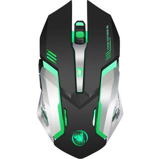 M10 trådløs gamingmus - 2400 DPI, genopladelig, 7-farvet baggrundsbelysning, ergonomisk design
