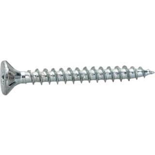 FAST spånskrue med undersænket hoved, elforzinket, 5,0 x 30 mm - 100 stk.