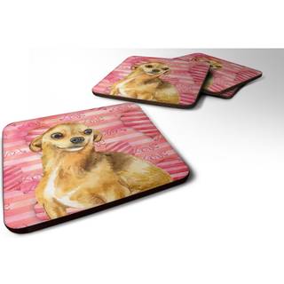 """" Caroline's Treasures Chihuahua Love Decorative Coasters multicolor """"