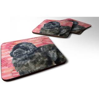 """" Caroline's Treasures Newfoundland Love Decorative Coasters multicolor """"