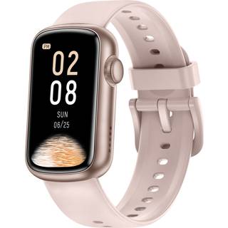 Smartwatch med EKG, pulsmåler, blodtryksmåler, søvnmåler, skridttæller Rose guld