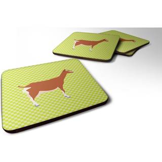 """" Caroline's Treasures Toggenburger Goat Green Decorative Coasters 3.5 """" ""Multicolor"" ""