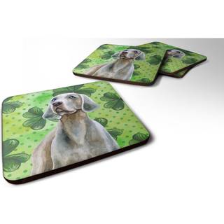 """" Caroline's Treasures Weimaraner St Patrick's Decorative Coasters multicolor """"