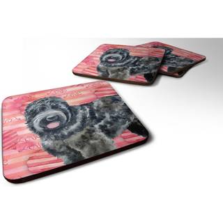 """" Caroline's Treasures Black Russian Terrier Love Decorative Coasters multicolor """"