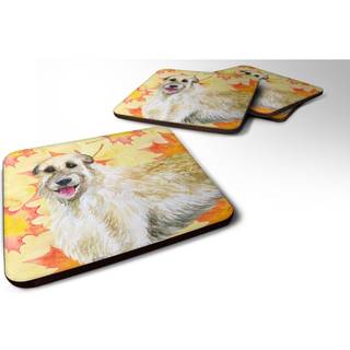 """" Caroline's Treasures Irish Wolfhound Fall Decorative Coasters multicolor """"