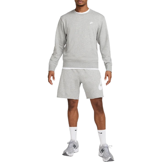 Nike Club Alumni-shorts i french terry til mænd - grå - XL Tall