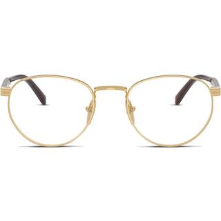 Prada Mand PR B52V 5AK1O1 Optiske stel Metal Guld Transparent Pantos Normal