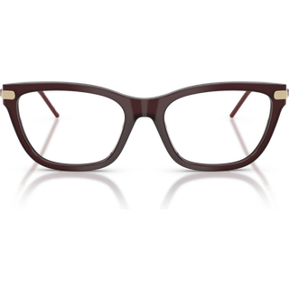 Emporio Armani Kvinde EA3262 6265 Optiske stel Acetat Bordeaux Transparent Cat Eye Normal