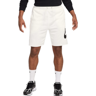 Nike Club Alumni-shorts i french terry til mænd - hvid - XS