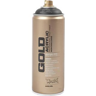 Montana GOLD Spraymaling - Sort 400ml, Høj Kvalitet