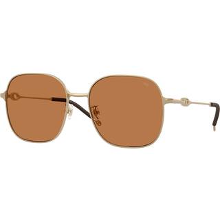 DIESEL Kvinde DL1010D 101173 Solbriller Metal Guld Brun Firkantet Normal