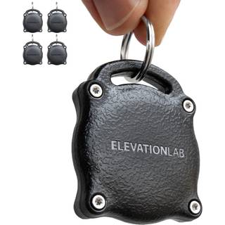 TagVault Airtag Keychain (4 Pack) - Den originale vandtætte Airtag -sag | Uafskærelig ultra-kompakt | af Elevation Lab
