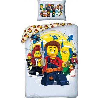 Lego City Sengetøj - 100 procent bomuld