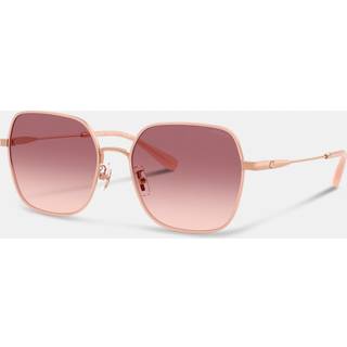 Coach HC7180D CAE93 Asian Fit 94657W 57 Solbriller Kvinder Guld - Milk Pink - 57mm