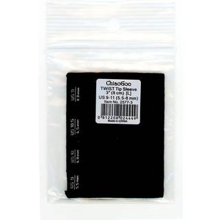 ChiaoGoo Twist Hylster til Pinde (8-13 cm) Large 8 cm Indhold: 1 stk. ChiaoGoo hylster til opbevaring af enten 8, 10 eller 13 cm udskiftelige pinde Størrelser: 8 cm hylster kan indeholde 5.50–8.00 mm. 10 cm og 13 cm hylstre kan indeholde 1.50–2.50 mm Kort om produktet: Praktisk og kompakt hylster med mærkede lommer til opbevaring af ChiaoGoo udskiftelige pinde.