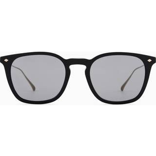 Giorgio Armani Mand AR8226T 606011 Solbriller Acetat Sort Grå Pillow Normal
