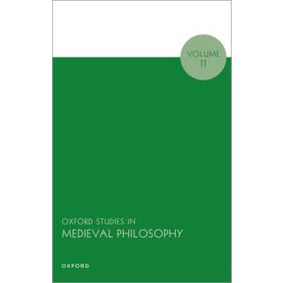 Oxford Studies in Medieval Philosophy