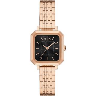 Armani Exchange Black Dial Stainless Steel Strap Ladies Watch AX5729