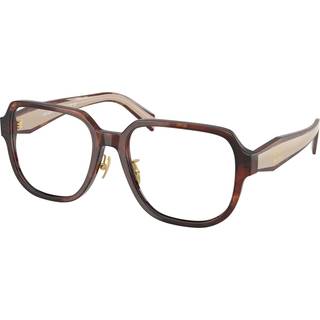 Prada Kvinde PR B07VD 07R1O1 Optiske stel Acetat Brun Transparent Pillow Normal