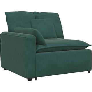 Modulopbygget Sofacentermodul Med Hynder 100 Cm - Mørkegrøn / end sofa