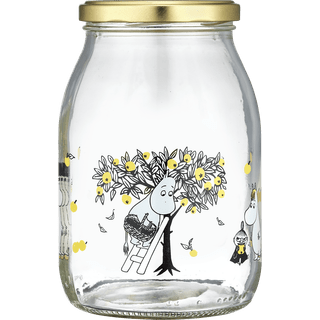 Muurla Mumi glasdåse 1 L Apple