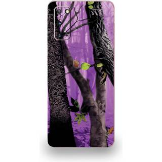 Mightyskins Skin til Samsung Galaxy S20 - Purple Tree Camo | Beskyttende holdbar og unik vinylm?rkatindpakningsd?ksel | Let at anvende Fjern og s