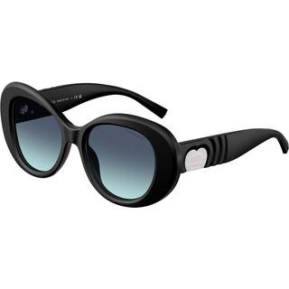 Tiffany & Co. TF4228F Asian Fit 84259S 52 Solbriller Kvinder Black - Matte Black - 52mm