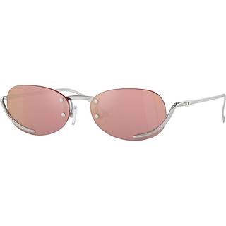 DIESEL Unisex DL1004 103/E4 Solbriller Metal Sølv Rosa Rund Spejlet