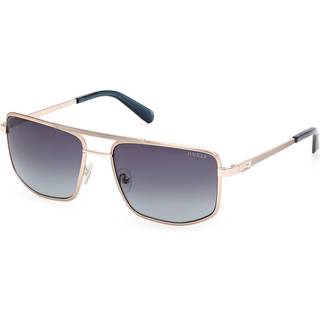 Guess Mand GU00208 33W Solbriller Metal Guld Blå Firkantet Normal