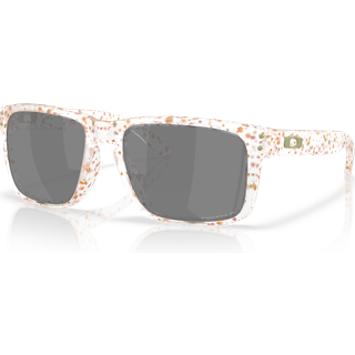 Oakley OO9244 HOLBROOK Asian Fit Polarized 924481 56 Solbriller Mænd Hvid - Matte Clear Terrazzo - 56mm