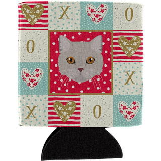 """" Caroline's Treasures CK5094cc brasiliansk semi Longhair Cat Love Can eller Bottle Hugger Cold-Beverage-Koozies multicolor """"