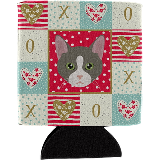 """" Caroline's Treasures CK5092CC Brasiliansk Shorthair Cat Love Can eller Bottle Hugger Cold-Beverage-Koozies Multicolor """"
