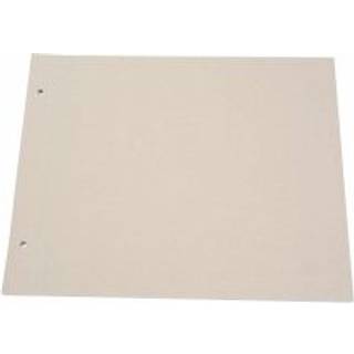 Schraubalbeneinband 30x25cm Leinen - Mittel Beige