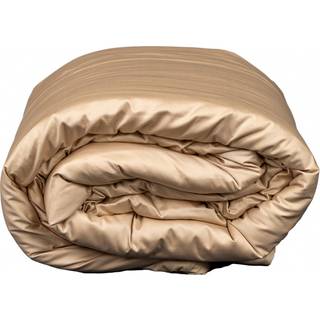 Elgen Hotel Beds Dynebetræk Beige Satin 150x210 cm