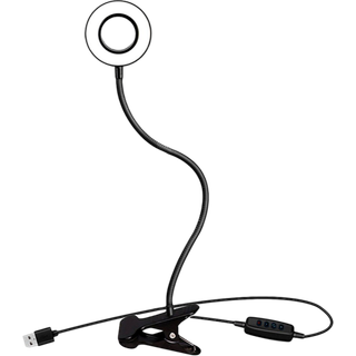 Ring Light 9 cm med Clips - Mini