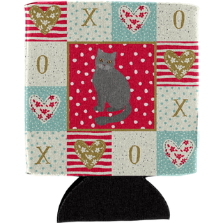 """" Caroline's Treasures CK5744CC British Semi Longhair Cat Love Can eller Bottle Hugger Cold-Beverage-Koozies Multicolor """"