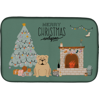 """" Caroline's Treasures Fawn English Bulldog Christmas Alle opvaskemønster 14 x 21 multicolor """"