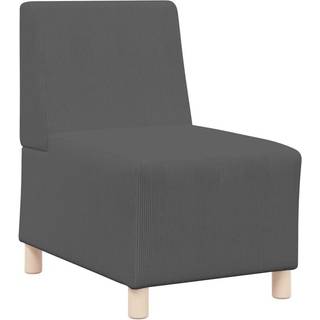 Sofastol 55 Cm Fløjlsstof - Mørkegrå